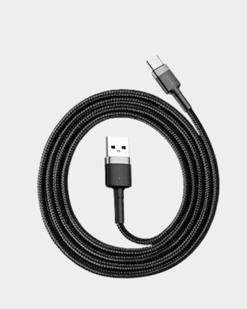 CABO DE DADOS E CARREGADOR TIPO C CB08-3 – PRETO