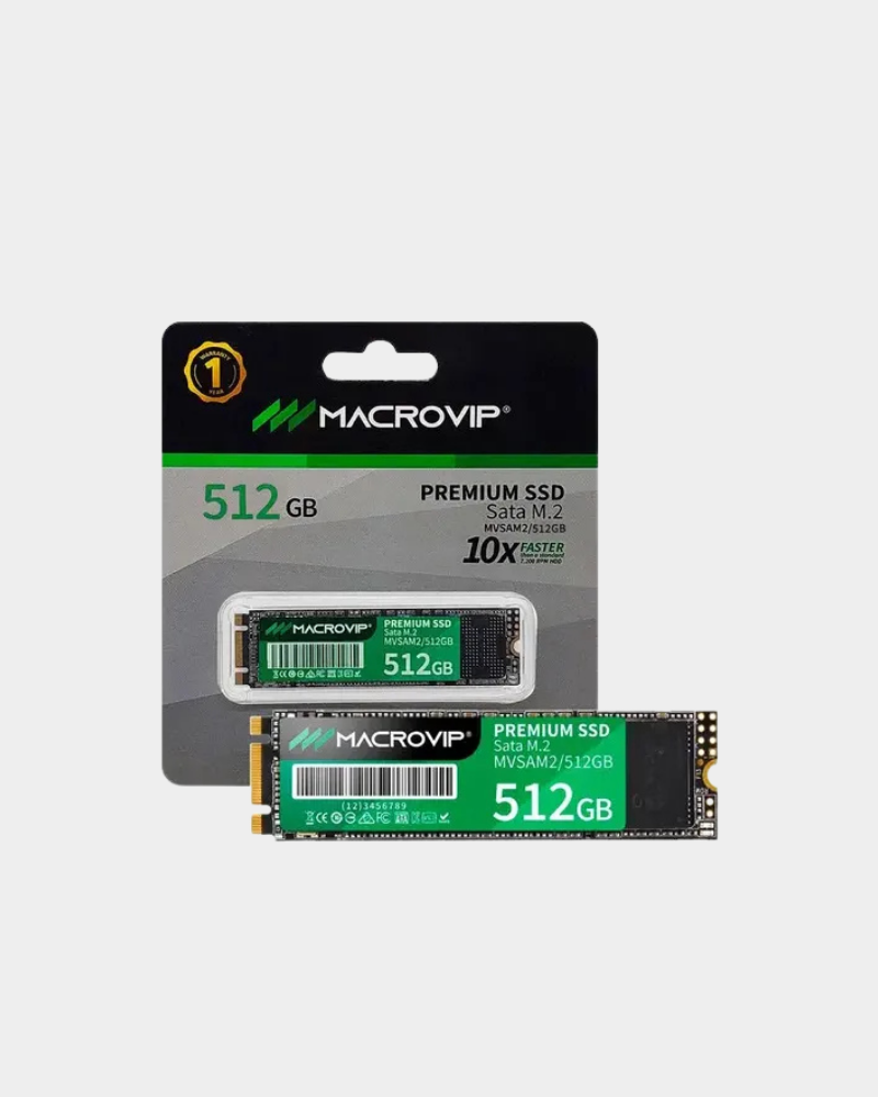 SSD MACROVIP 512GB M.2 NVME