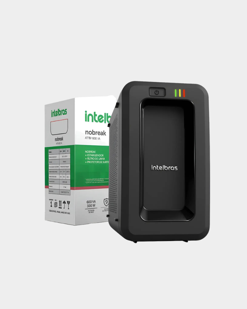 NOBREAK ATTIV 600VA 0,6KVA 4 TOMADAS