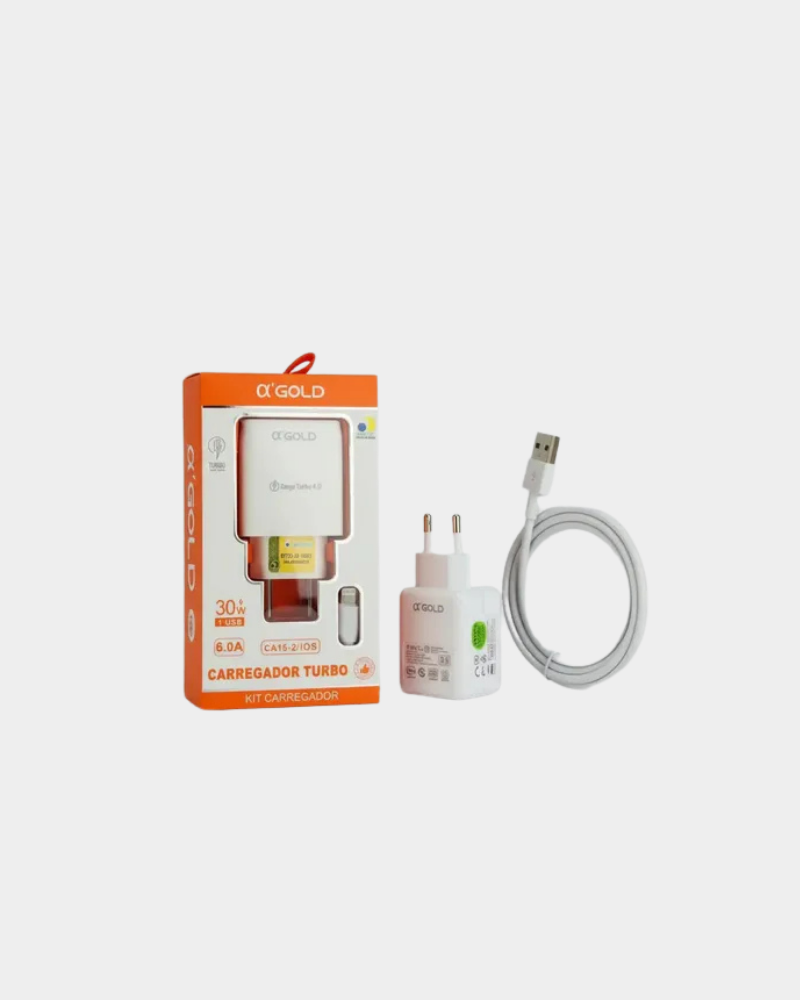 KIT CARREGADOR RÁPIDO 6.1A