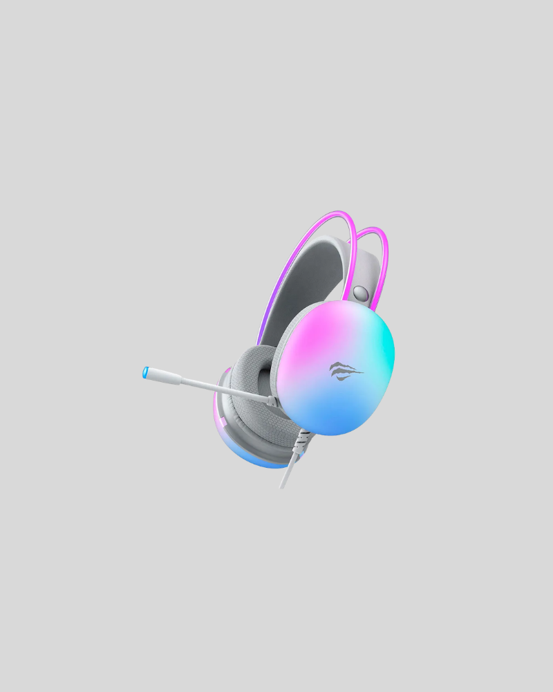 HEADSET GAMER HAVIT, RGB, COM FIO E MICROFONE – H2037D