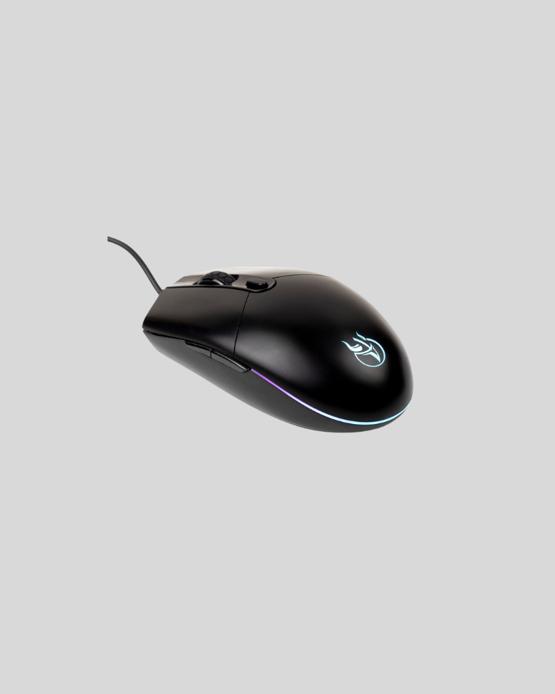 MOUSE GAMER KROSS PULSE, COM FIO, 6 BOTÕES, 6.400 DPI – KE-MG105 PRETO