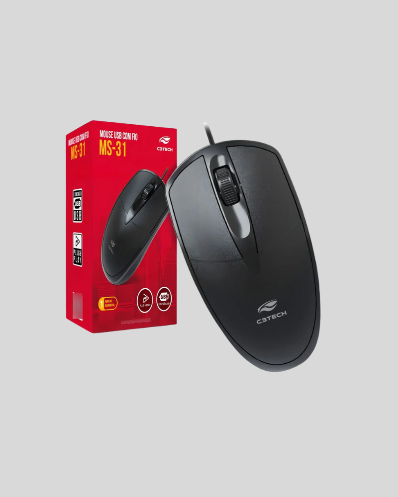 MOUSE USB C/ FIO C3TECH MS-31
