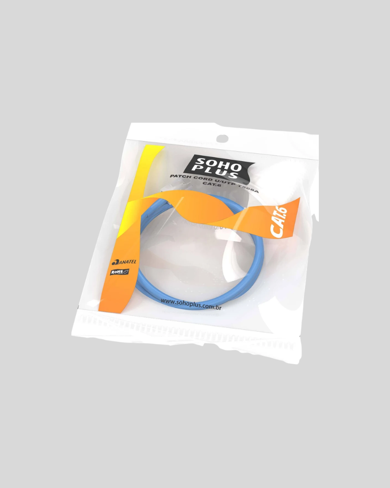 PATCH CORD COMPRIMENTO DE 2,50 - CAT6 - Imagem 3